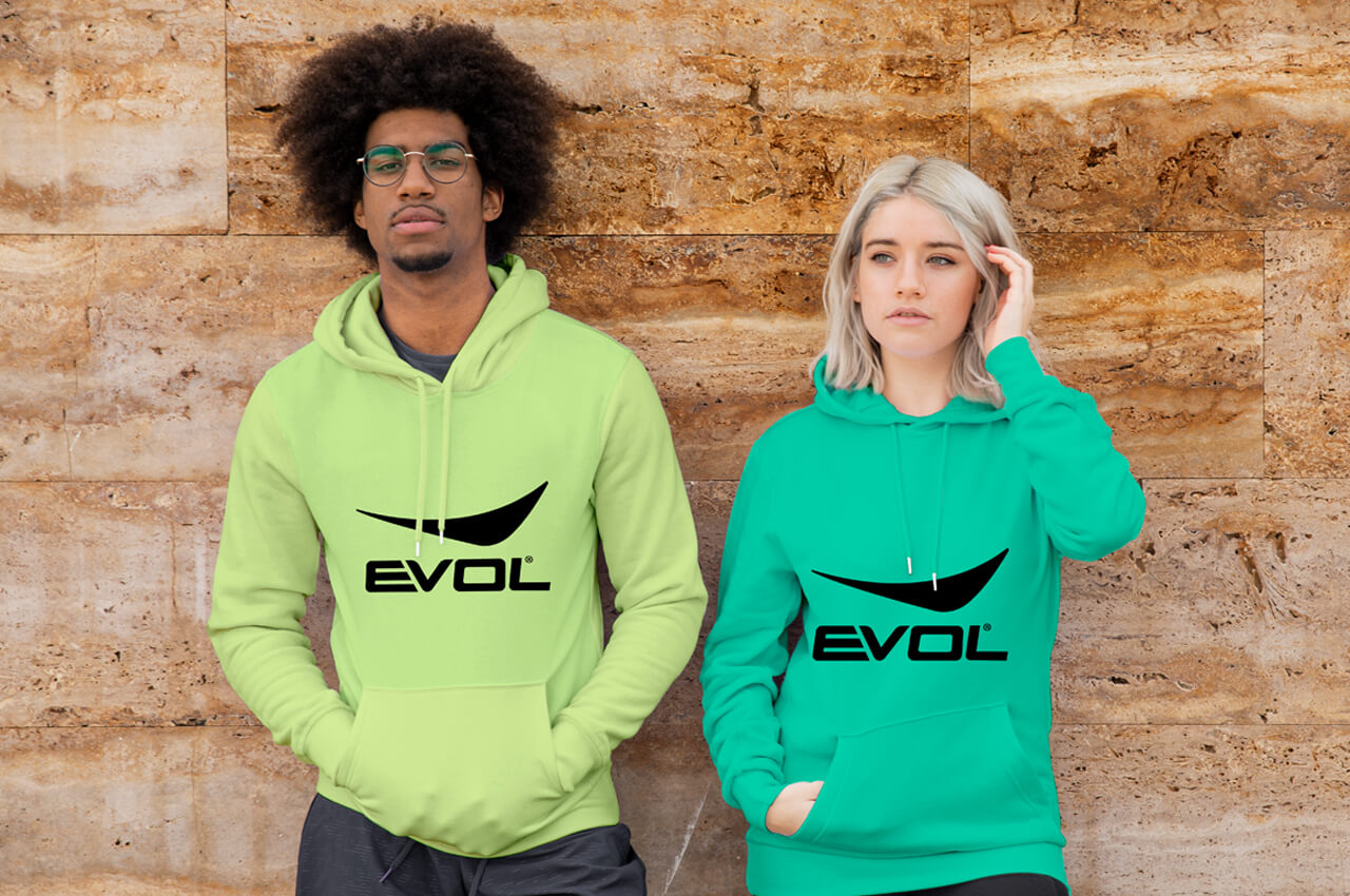 trabajo de desarrollo de marca deportiva Evol, por parte de la Consultora en negocios y Marketing Agencia 39